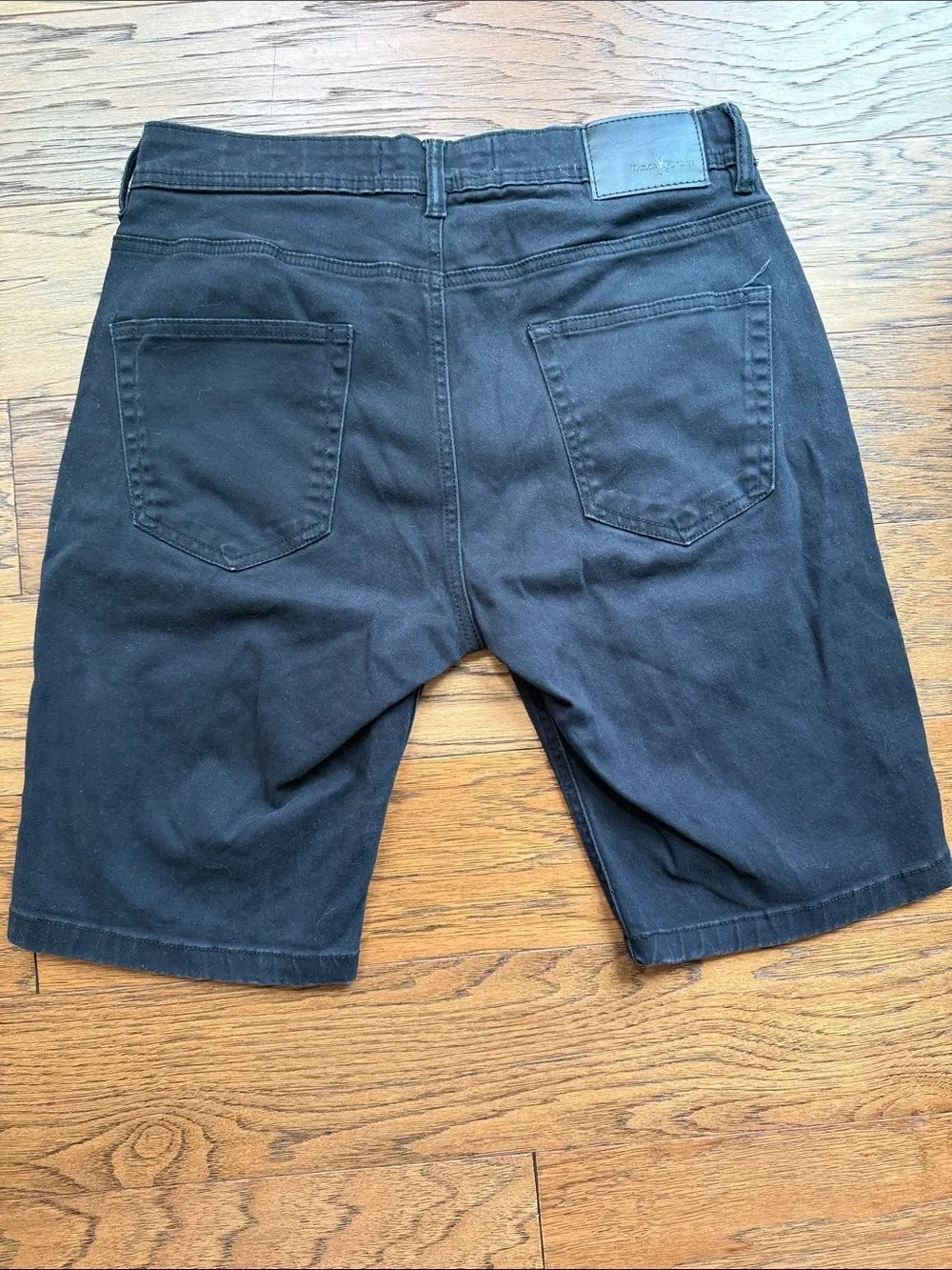 Tailor Vintage Men’s Black Denim Jean Shorts
